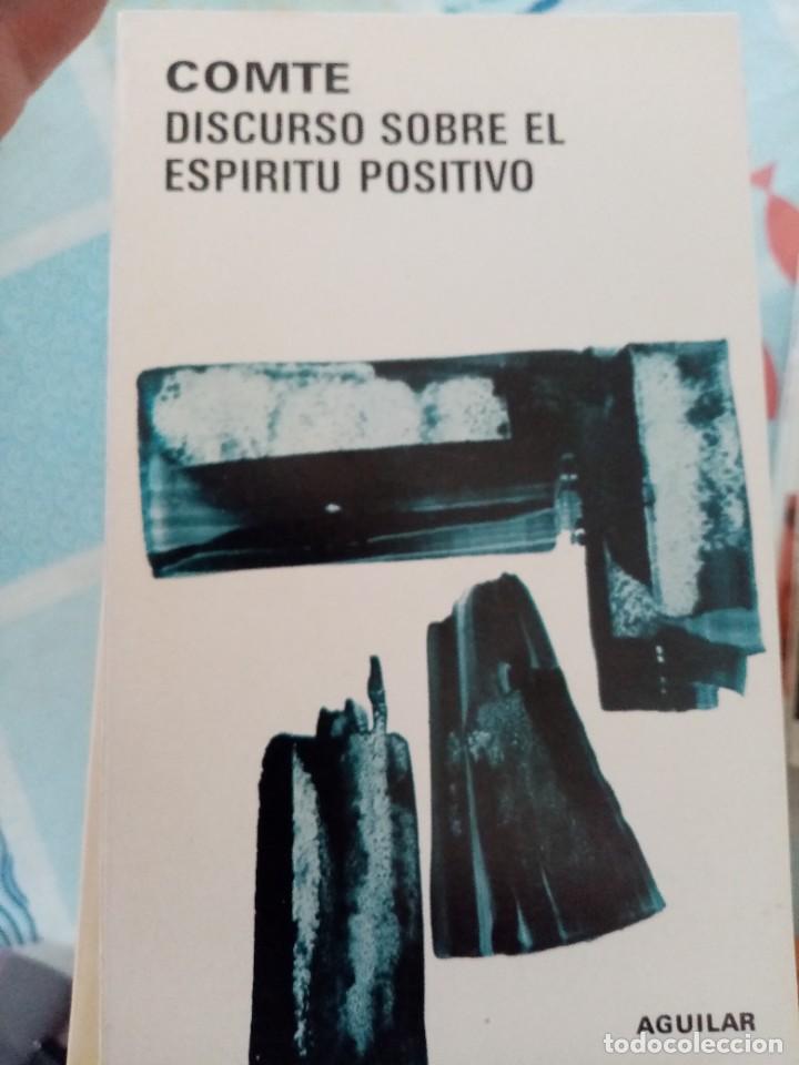 Libros de segunda mano: Discurso sobre el esp&iacute;ritu positivo de Comte Ed. Aguilar - Foto 1