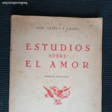 Libros de segunda mano: ESTUDIOS SOBRE EL AMOR. JOSE ORTEGA Y GASSET. REVISTA DE OCCIDENTE. 1943.. Lote 299128818