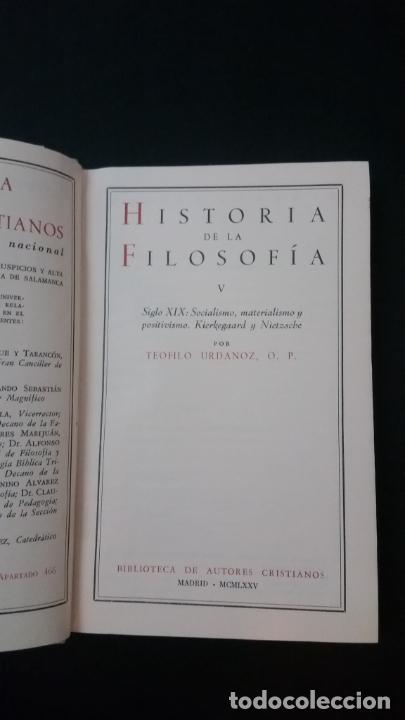 Libros de segunda mano: GUILLERMO FRAILE / TEÓFILO URDANOZ. Historia de la filosofía. 8 tomos - BAC - Foto 10 - 299480508