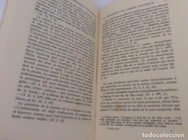 Libros de segunda mano: La procession plotinienne, Por Jean Trouillard, 1955. - Foto 5 - 300231768