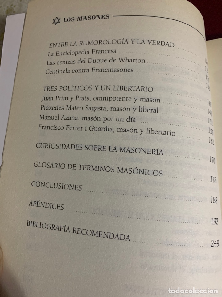Libros de segunda mano: Los masones. Agustin Celis S&aacute;nchez. - Foto 4