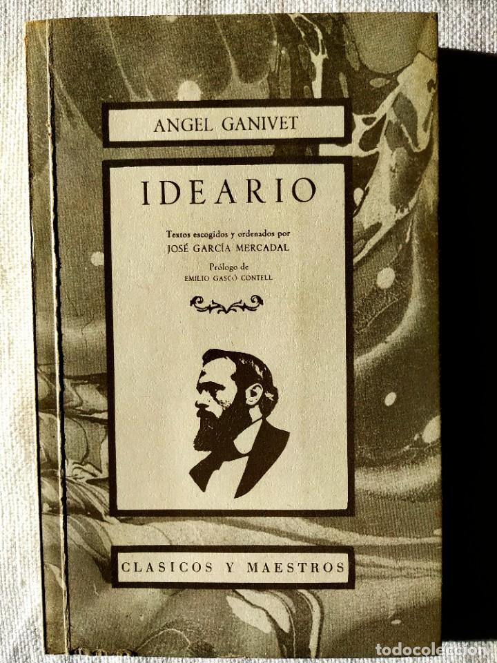 Libros de segunda mano: &Aacute;NGEL GANIVET: IDEARIO - Foto 1
