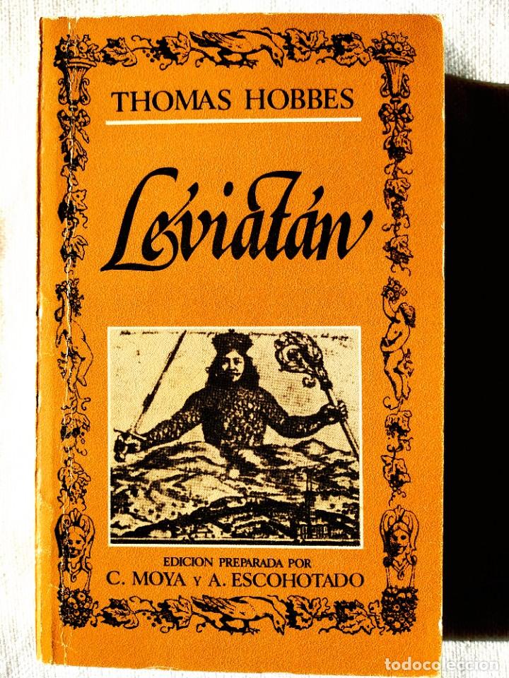 Libros de segunda mano: THOMAS HOBBES: LEVIAT&Aacute;N - Foto 1
