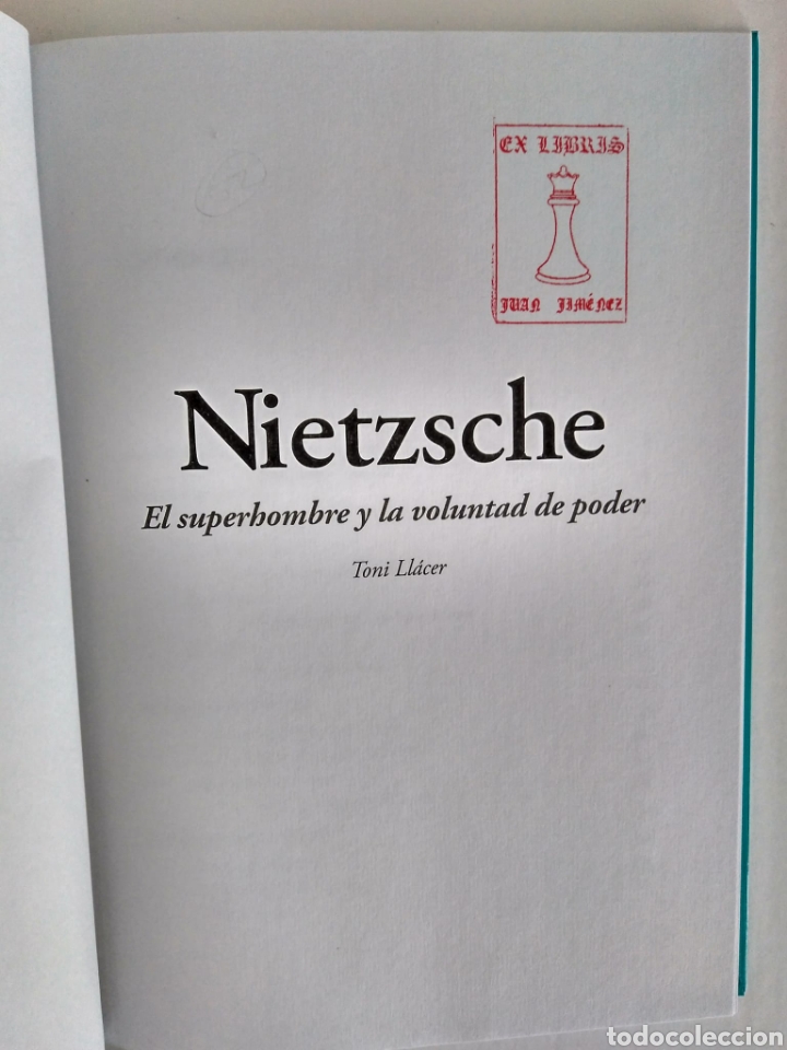 Libros de segunda mano: Nietzsche. El superhombre y la voluntad de poder / Toni Llacer. - Foto 2