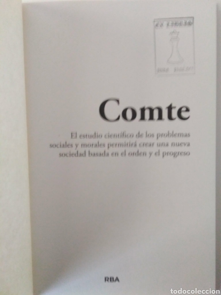 Libros de segunda mano: Comte. Colecci&oacute;n Aprende a pensar. RBA - Foto 3