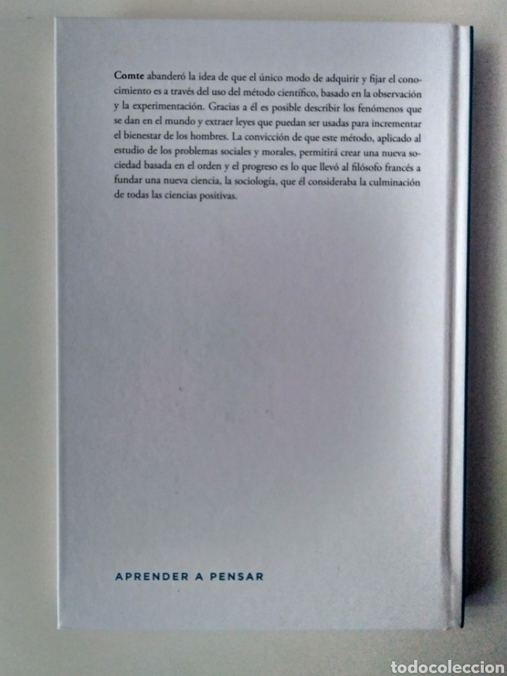 Libros de segunda mano: Comte. Colecci&oacute;n Aprende a pensar. RBA - Foto 4