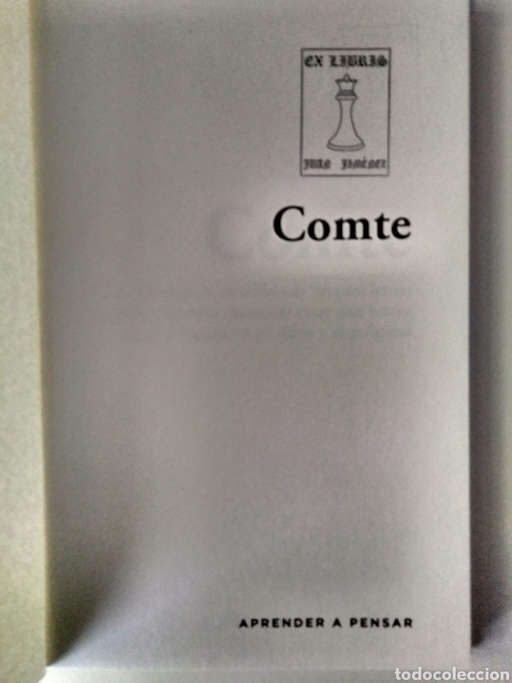 Libros de segunda mano: Comte. Colecci&oacute;n Aprende a pensar. RBA - Foto 2
