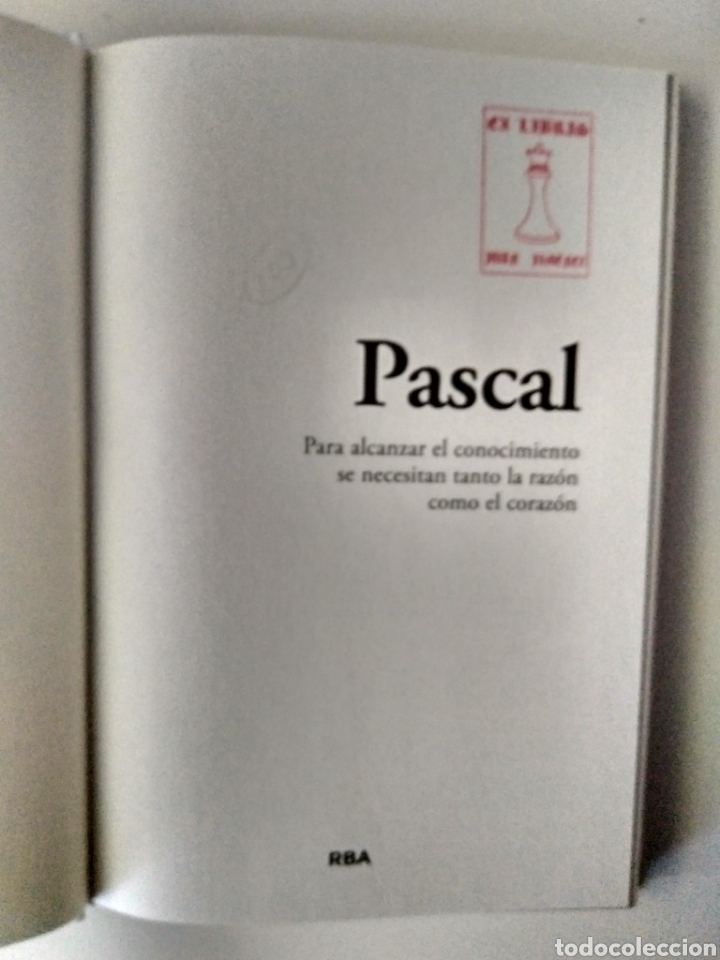 Libros de segunda mano: Pascal. Colecci&oacute;n Aprende a pensar. RBA - Foto 2