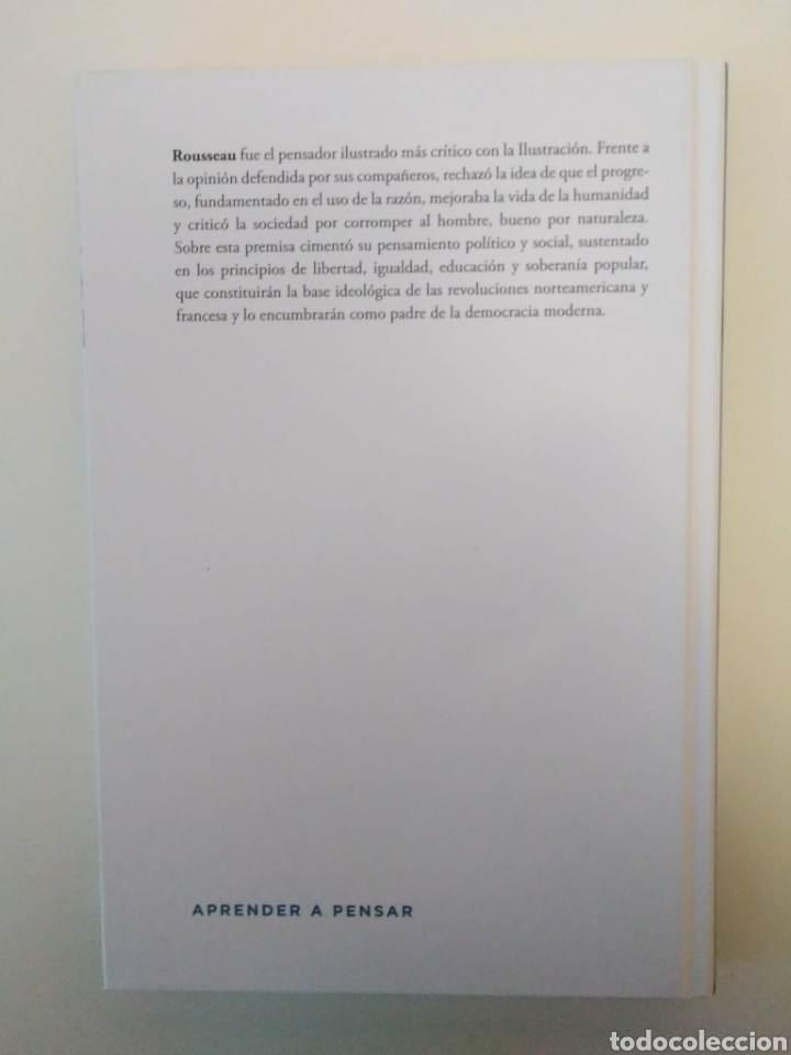 Libros de segunda mano: Rousseau. Colecci&oacute;n Aprende a pensar. RBA - Foto 4