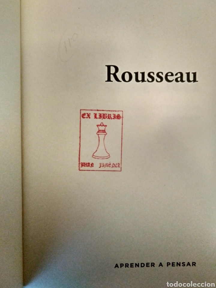 Libros de segunda mano: Rousseau. Colecci&oacute;n Aprende a pensar. RBA - Foto 2