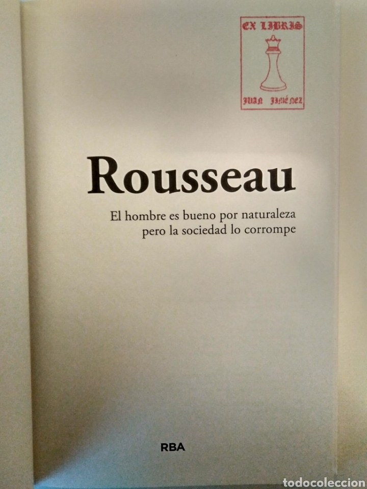 Libros de segunda mano: Rousseau. Colecci&oacute;n Aprende a pensar. RBA - Foto 3
