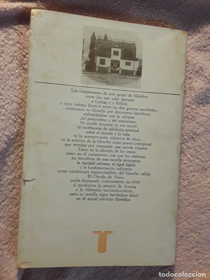 Libros de segunda mano: El C&iacute;rculo de Viena, de Victor Kraft. Taurus, 1977 - Foto 2