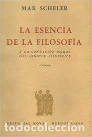 Libros de segunda mano: La esencia de la filosof&iacute;a Max Scheler - Foto 1