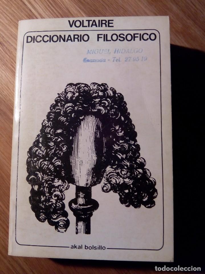 Libros de segunda mano: DICCIONARIO FILOS&Oacute;FICO / VOLTAIRE - Foto 1