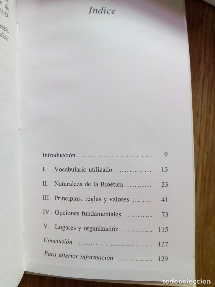 Libros de segunda mano: LA BIO&Eacute;TICA / GUY DURAND - Foto 5