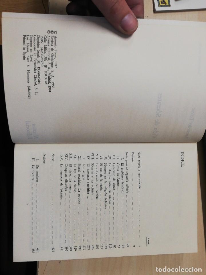 Libros de segunda mano: VIDA DE S&Oacute;CRATES. - TOVAR, Antonio. 1984 - Foto 2
