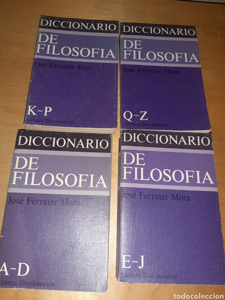 Diccionario De Filosofía. José Ferrater Mora. 4 - Comprar Libros De ...