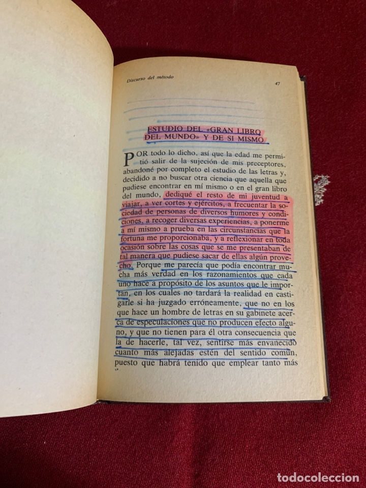 Libros de segunda mano: Discurso del m&eacute;todo. Ren&eacute; Descartes. - Foto 6