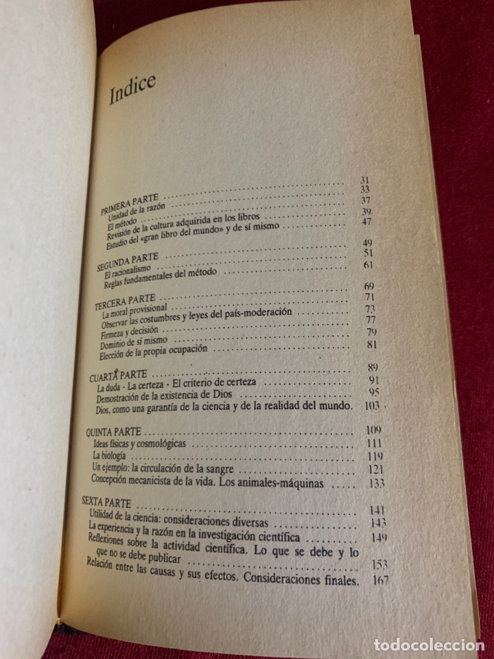 Libros de segunda mano: Discurso del m&eacute;todo. Ren&eacute; Descartes. - Foto 8