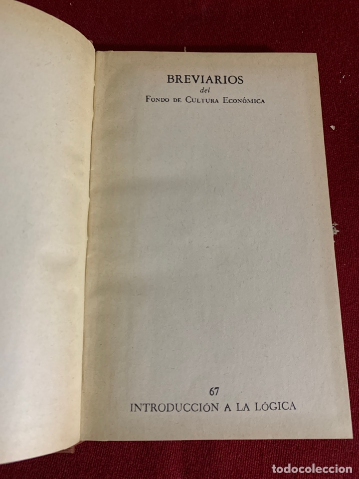 Libros de segunda mano: Introducci&oacute;n a la l&oacute;gica. Morris R. Cohen. - Foto 4