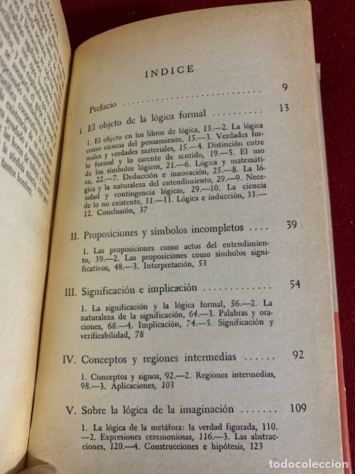 Libros de segunda mano: Introducci&oacute;n a la l&oacute;gica. Morris R. Cohen. - Foto 5