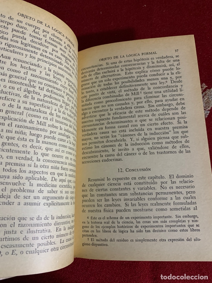 Libros de segunda mano: Introducci&oacute;n a la l&oacute;gica. Morris R. Cohen. - Foto 7