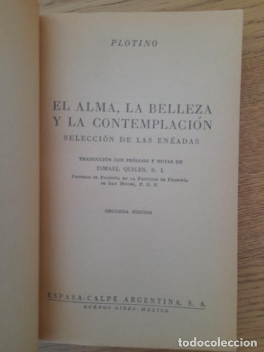 El Alma La Belleza Y La Contemplación Plotino Comprar Libros De