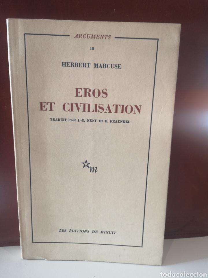 Libros de segunda mano: Eros et civilisation. HERBERT MARCUS. - Foto 1