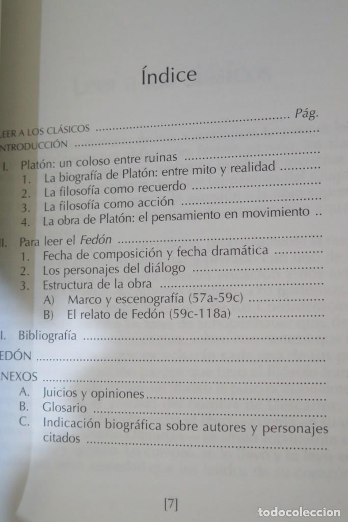 Libros de segunda mano: FED&Oacute;N. PLATON - Foto 2