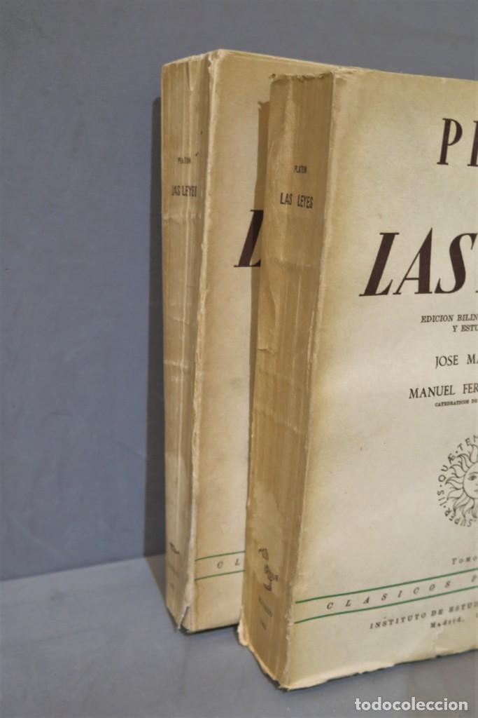 Libros de segunda mano: Las Leyes. Plat&oacute;n. 2 TOMOS - Foto 2