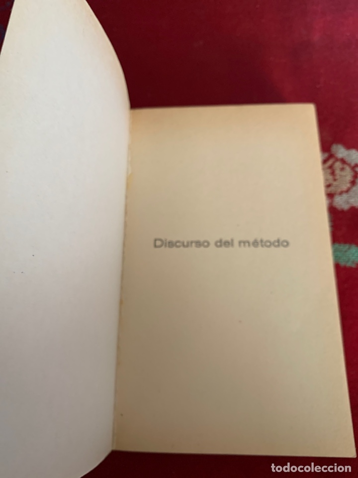 Libros de segunda mano: Discurso del m&eacute;todo. Ren&eacute; Descartes. - Foto 3