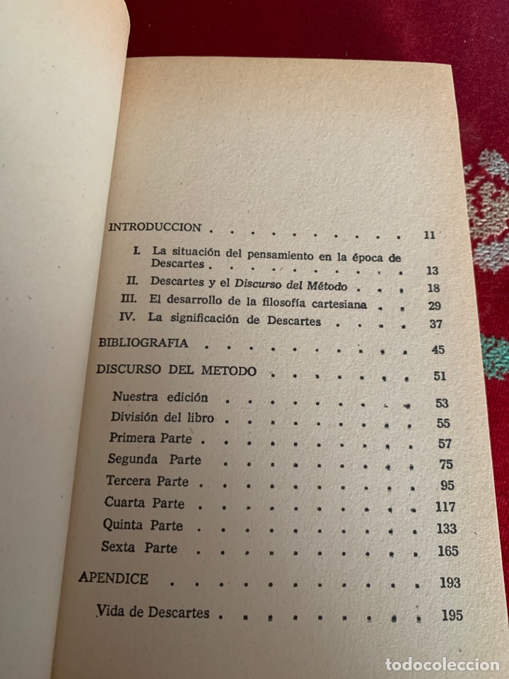 Libros de segunda mano: Discurso del m&eacute;todo. Ren&eacute; Descartes. - Foto 4