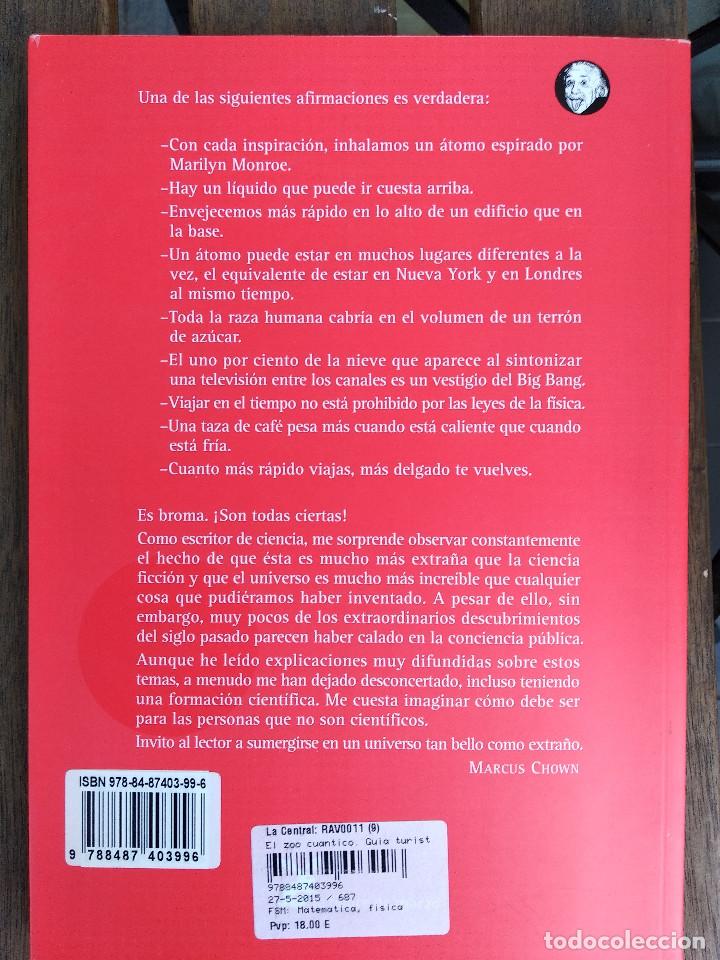 Libros de segunda mano: El zoo cu&aacute;ntico. Marcus Chown - Foto 2