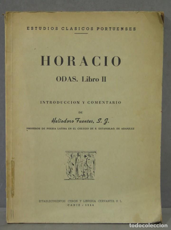 1944. horacio flaco, quinto. odas. libro iv. c Comprar Libros de