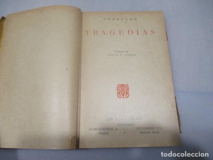 Libros de segunda mano: S&Oacute;FOCLES Tragedias W10927 - Foto 2