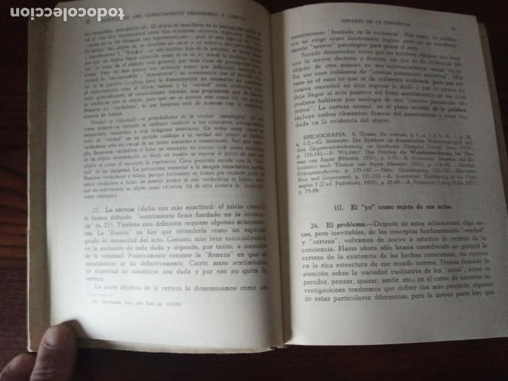 Libros de segunda mano: Pensar y ser .- Jos&eacute; De Vries. - Foto 4
