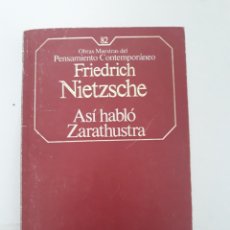 Libros de segunda mano: ASÍ HABLÓ ZARATHUSTRA - FRIEDRICH NIETZSCHE