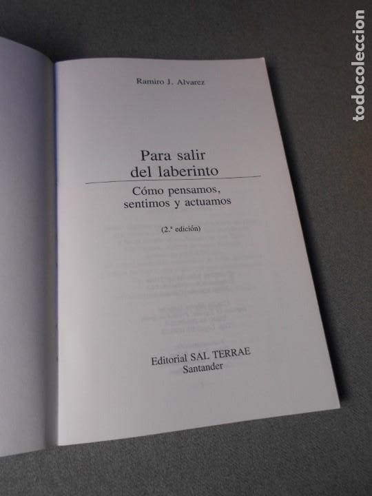 Libros de segunda mano: PARA SALIR DEL LABERINTO - Foto 2