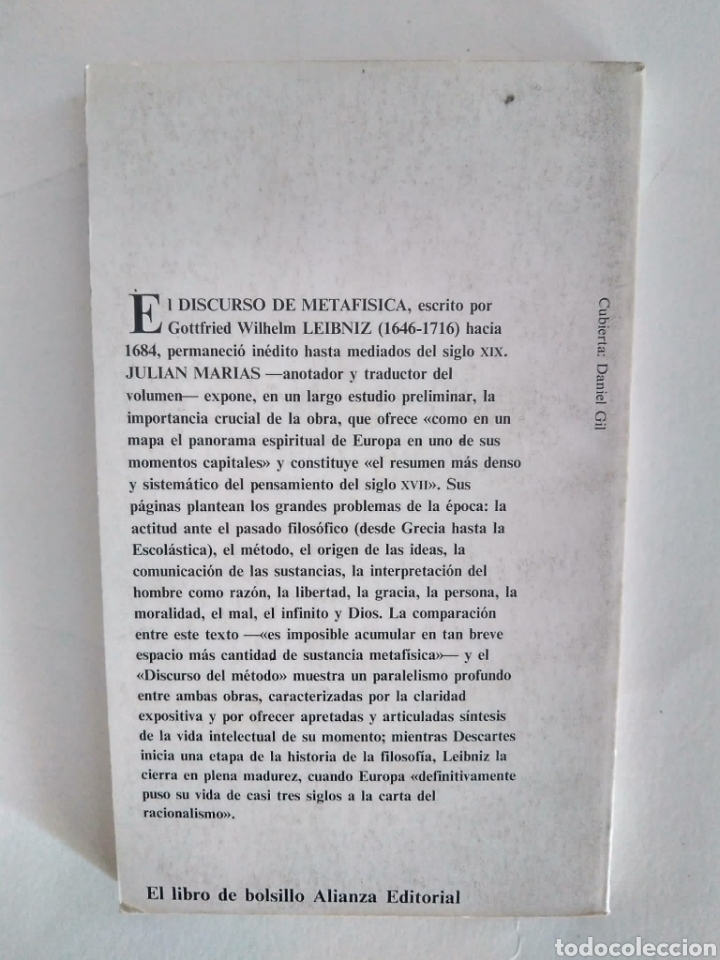 Libros de segunda mano: Discurso de metaf&iacute;sica / Leibniz - Foto 3