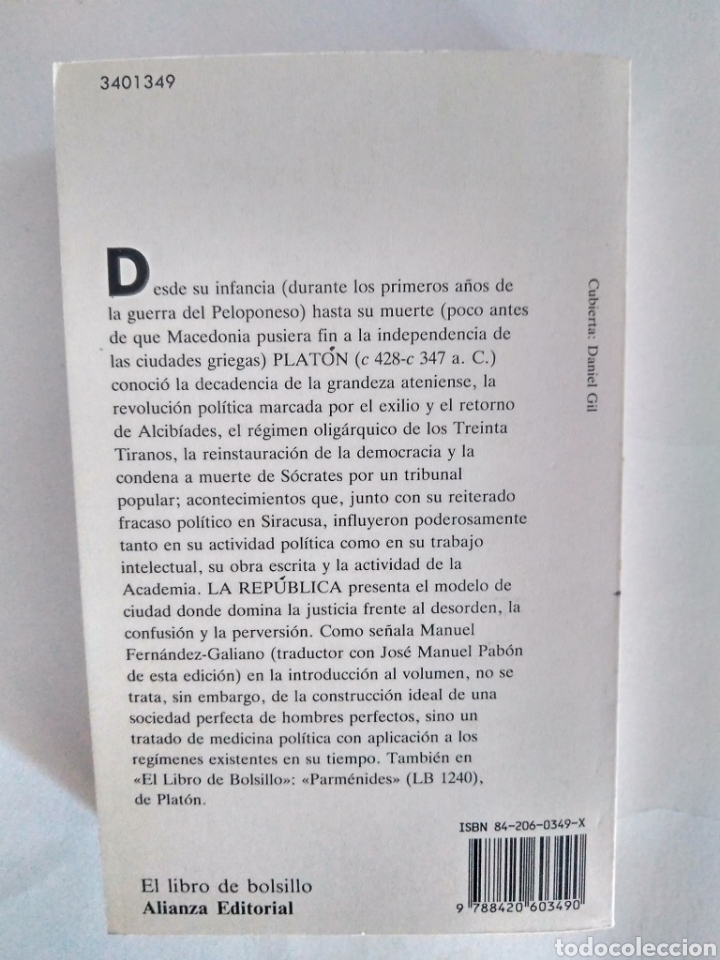 Libros de segunda mano: La Rep&uacute;blica / Plat&oacute;n - Foto 3