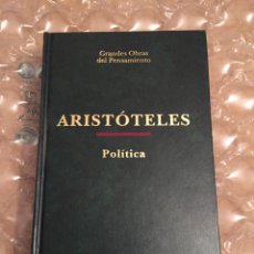 Libros de segunda mano: POLÍTICA - ARISTÓTELES - GRANDES OBRAS DEL PENSAMIENTO (BIBLIOTECA CLÁSICA GREDOS ALTAYA FILOSOFÍA). Lote 326484853