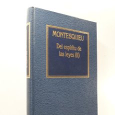 Libros de segunda mano: DEL ESPÍRITU DE LAS LEYES. MONTESQUIEU, CHARLES DE SECONDAT BARON DE , BARON DE. Lote 327335103