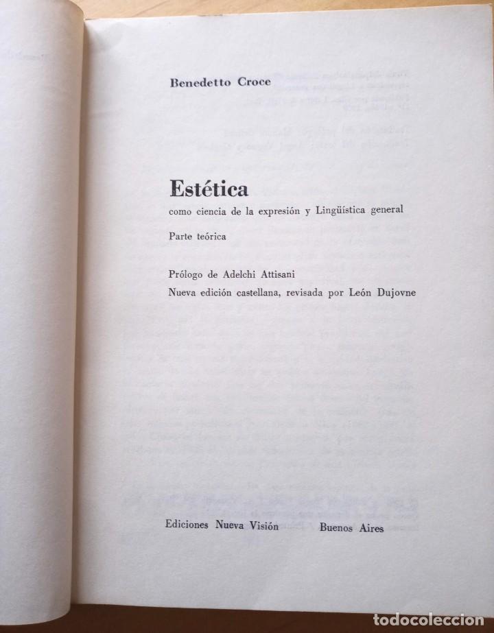Libros de segunda mano: BENEDETTO CROCE ESTETICA - Foto 3