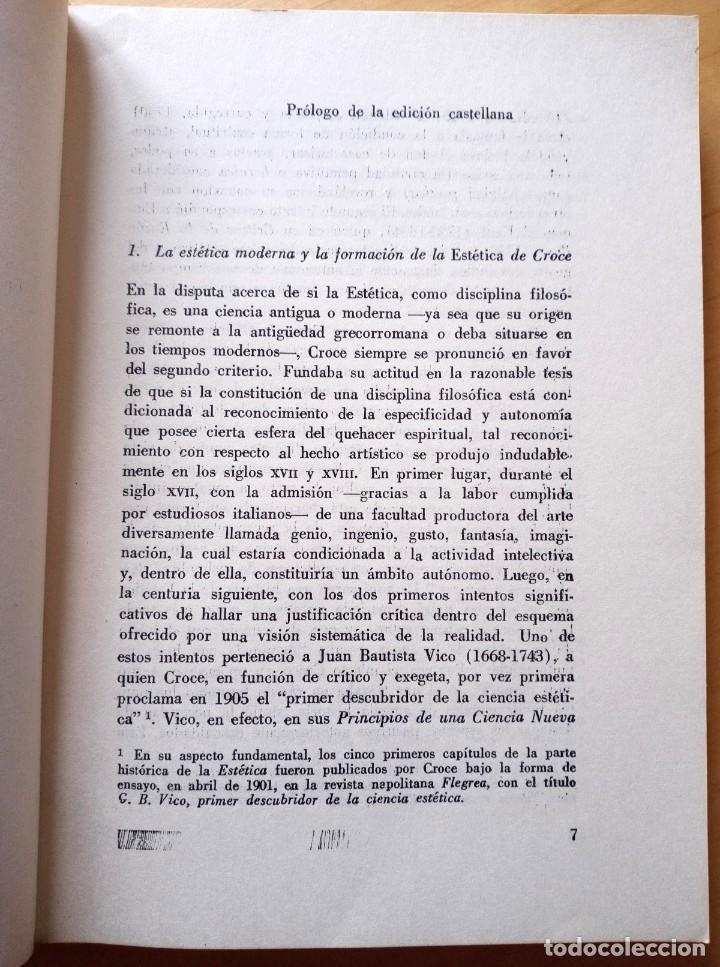 Libros de segunda mano: BENEDETTO CROCE ESTETICA - Foto 5