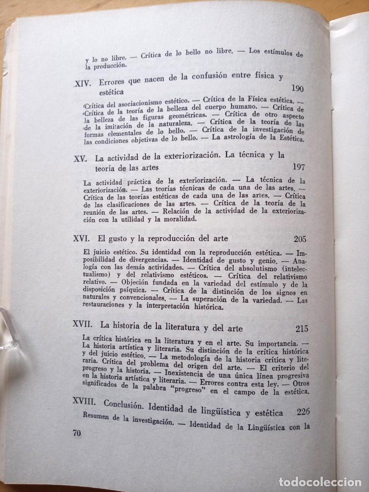 Libros de segunda mano: BENEDETTO CROCE ESTETICA - Foto 9