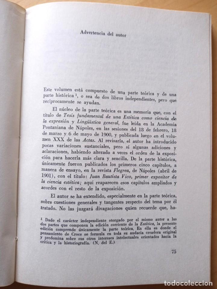 Libros de segunda mano: BENEDETTO CROCE ESTETICA - Foto 11