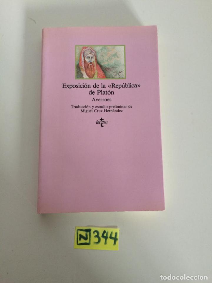 Libros de segunda mano: Exposici&oacute;n de la Rep&uacute;blica de Plat&oacute;n - Foto 1