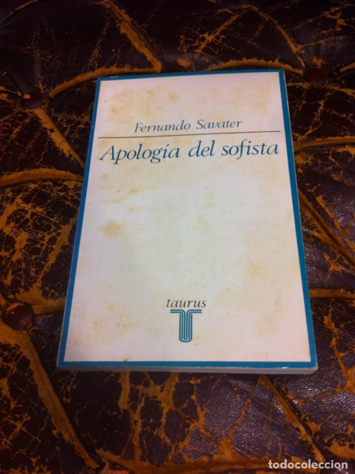 Libros de segunda mano: FERNANDO SAVATER. APOLOG&Iacute;A DEL SOFISTA. ED. TAURUS, 1973 - Foto 1