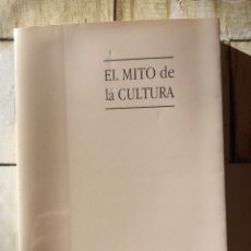 Libros de segunda mano: EL MITO DE LA CULTURA - GUSTAVO BUENO - ED. PRENSA IBÉRICA - 1997. Lote 329719023