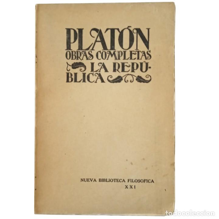 Libros de segunda mano: LA REP&Uacute;BLICA. Plat&oacute;n - Foto 1